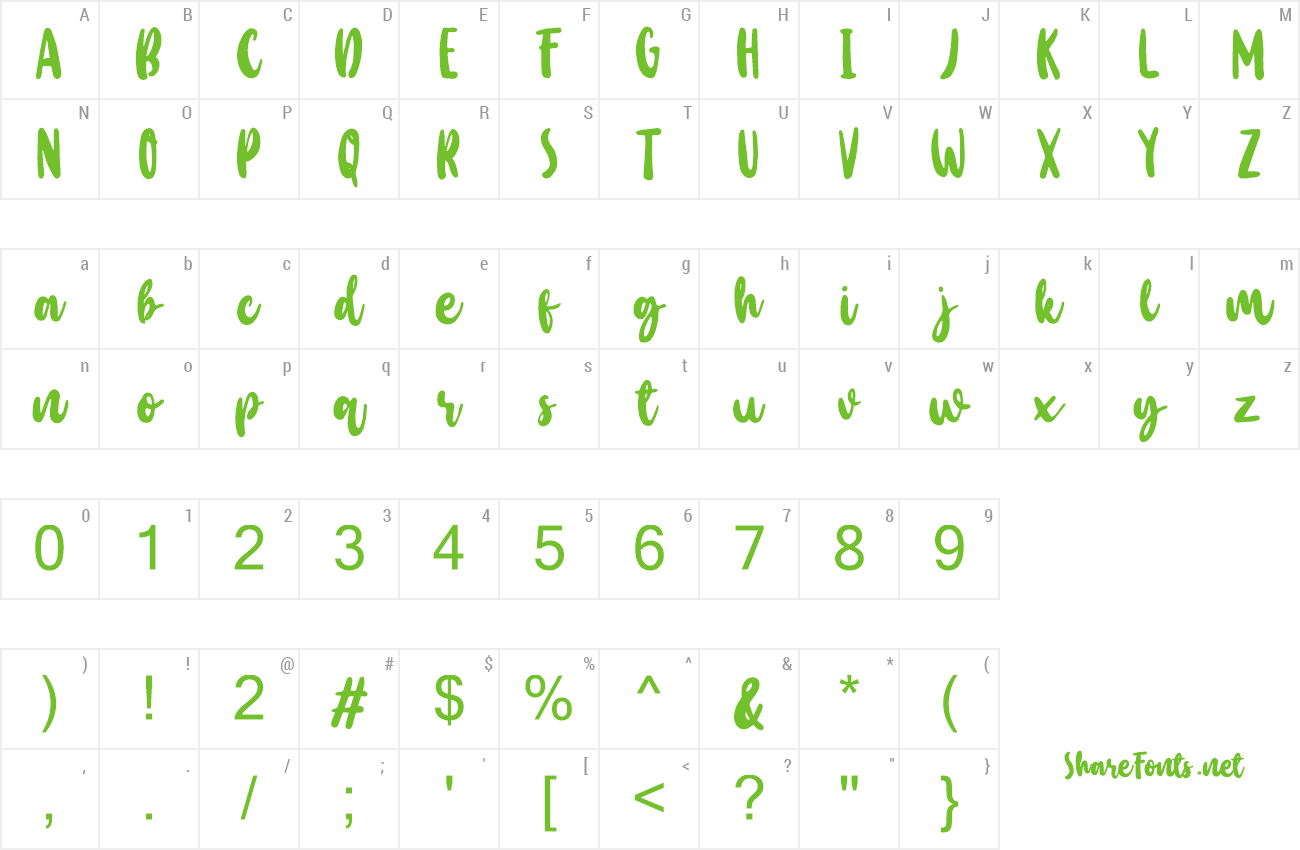 Font Baby Wildy preview